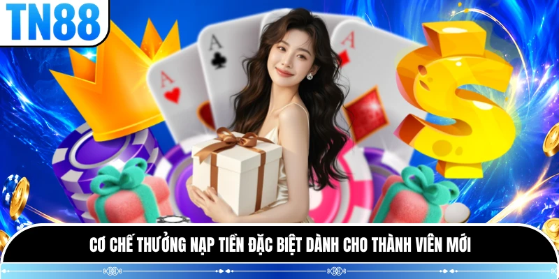 Cơ chế thưởng nạp tiền đặc biệt dành cho thành viên mới